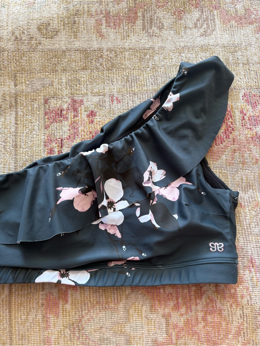 Albion Orchid Icon Wave Crop Swim Bikini Top Large - Picture 3 of 6